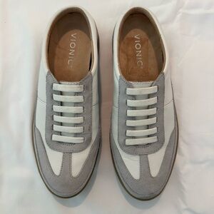 Vionic leather sneaker mules